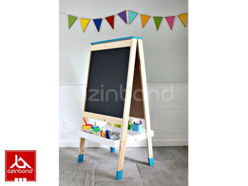 تخته سیاه و وایتبرد چوبی دو طرفه