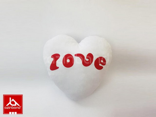 بالش فانتزی لاو قلبی سفید