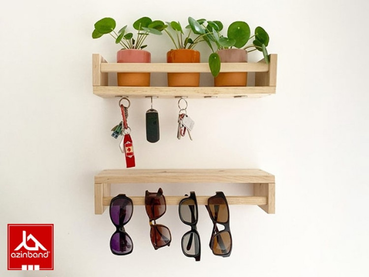 شلف دیواری چوبی - شماره 5