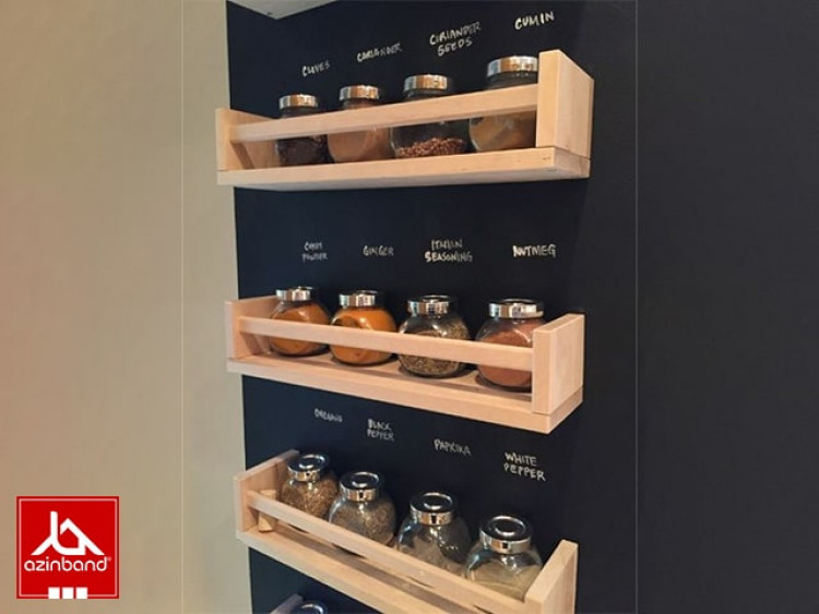 شلف دیواری چوبی - شماره 4