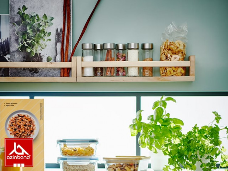 شلف دیواری چوبی - شماره 3