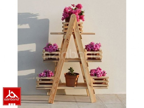 استند چوبی گلدان