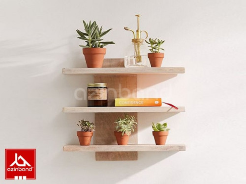 شلف سه طبقه چوبی