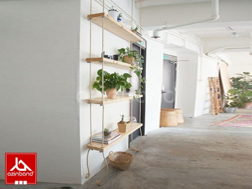 شلف چهارطبقه چوبی