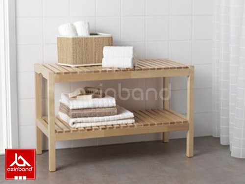 استند دو طبقه چوبی