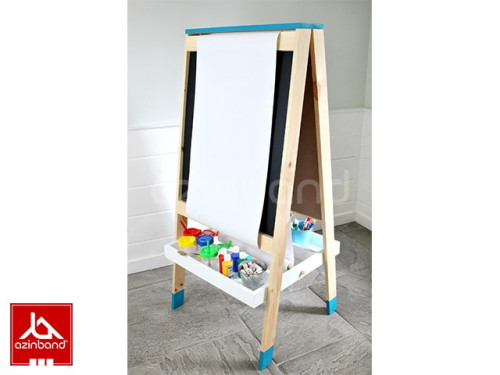 تخته سیاه و وایتبرد و رول کاغذ نقاشی