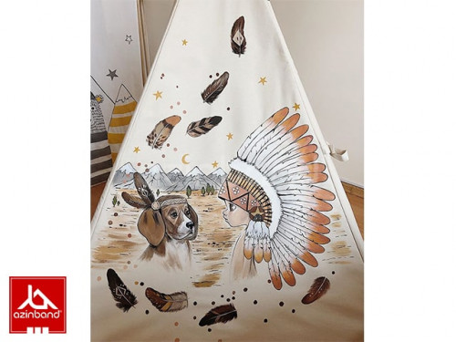 چادر سرخپوستی طرح سرخپوست آمریکایی