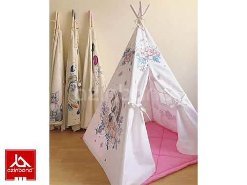 چادر سرخپوستی طرح اسب شاخ دار 3