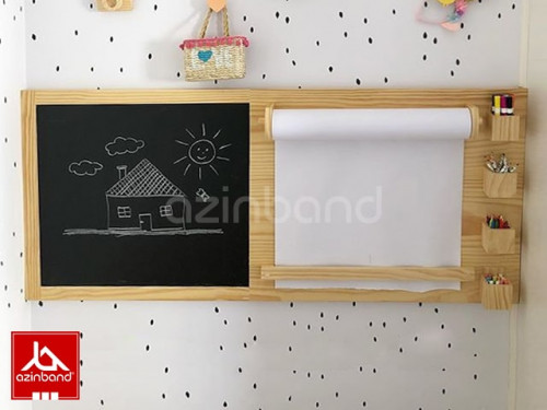 تخته سیاه و رول کاغذ نقاشی دیواری کودک