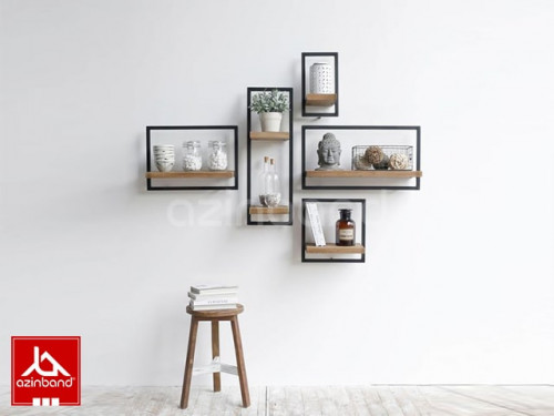 پک شلف دیواری چیدمان شماره ۱۰