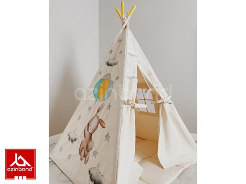 چادر سرخپوستی طرح خرگوش و بادبادک‌ها