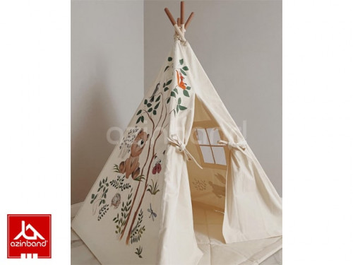 چادر سرخپوستی طرح خرس مهربان