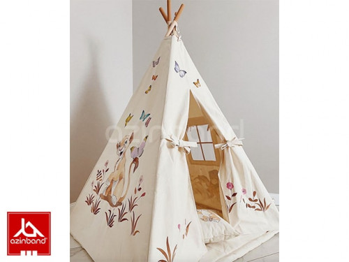 چادر سرخپوستی طرح بچه شیر۲