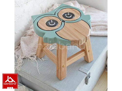 صندلی کودک چوبی طرح جغدی
