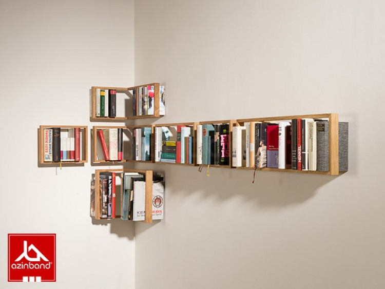 شلف دیواری مدرن کتاب سایز B3 - شماره 3