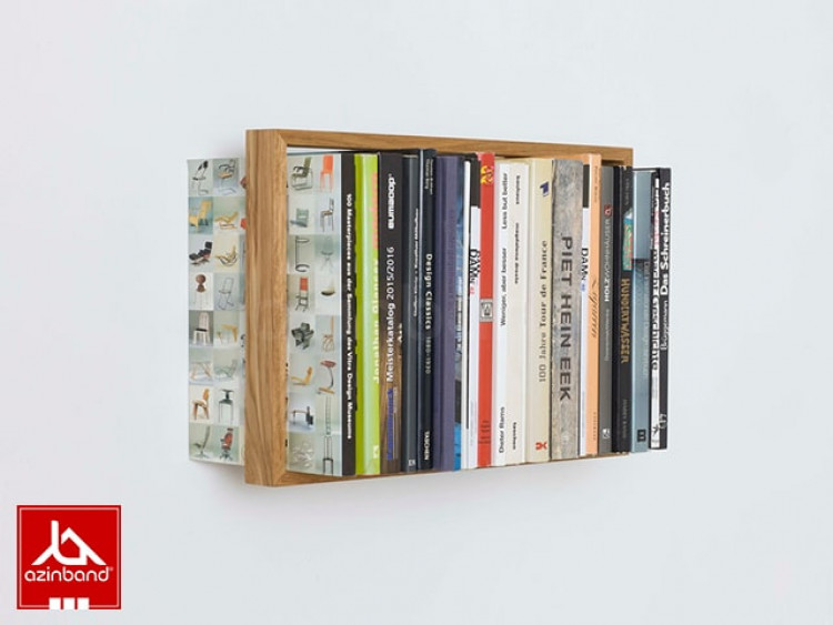 شلف دیواری مدرن کتاب سایز B8 - شماره 0