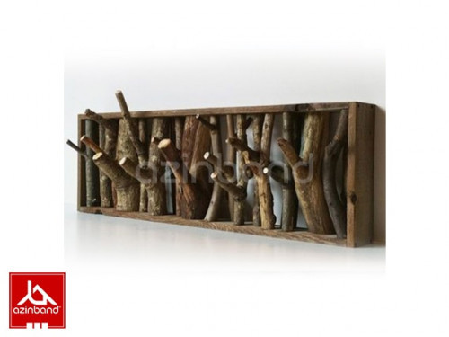جا لباسی دیواری چوبی