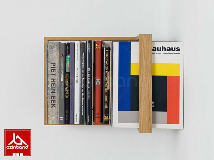 شلف دیواری مدرن کتاب سایز beck3 - شماره 1
