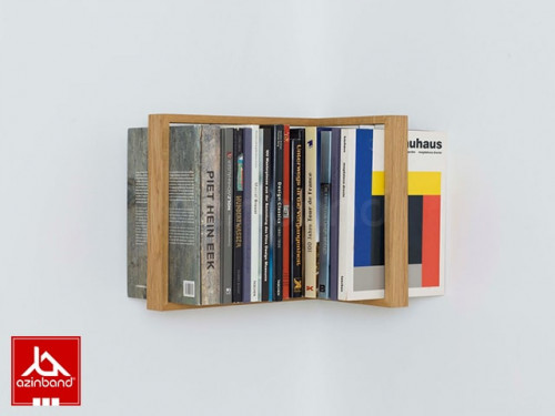 شلف دیواری مدرن کتاب سایز beck3