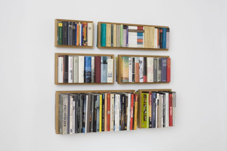 شلف دیواری کتاب - چیدمان شماره یک - شماره 0