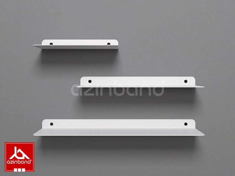 شلف فلزی دیواری سفید کد 65 - شماره 1
