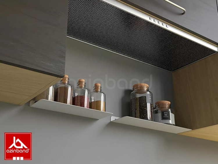 شلف فلزی دیواری سفید کد 65 - شماره 4