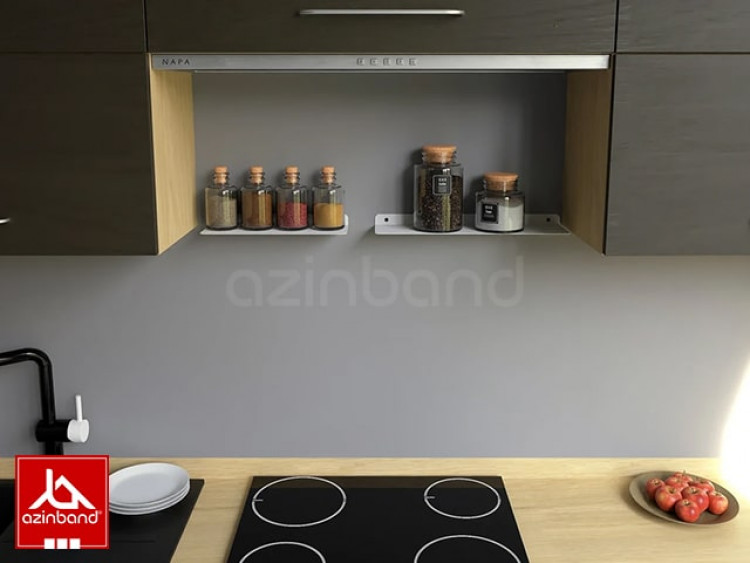 شلف فلزی دیواری سفید کد 65 - شماره 3