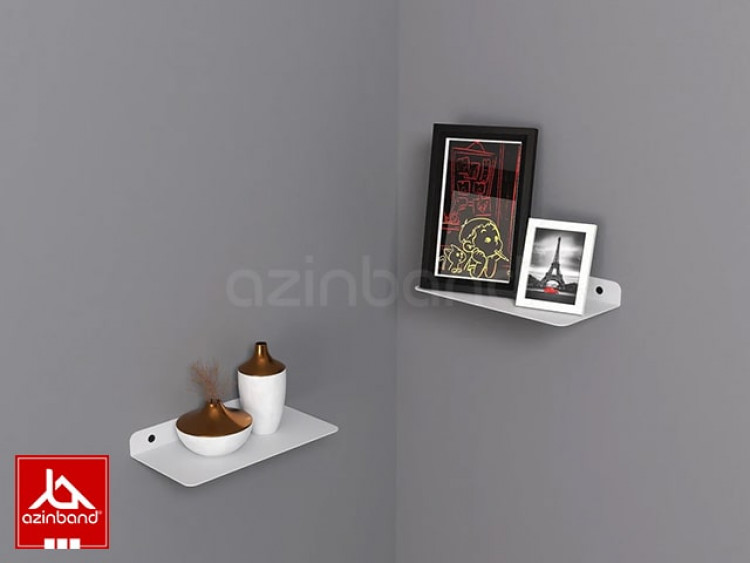 شلف فلزی دیواری سفید کد 65 - شماره 6