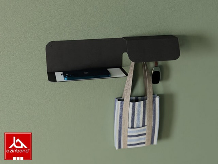 شلف دیواری فلزی + جاکلیدی کد ۷۱ - شماره 0