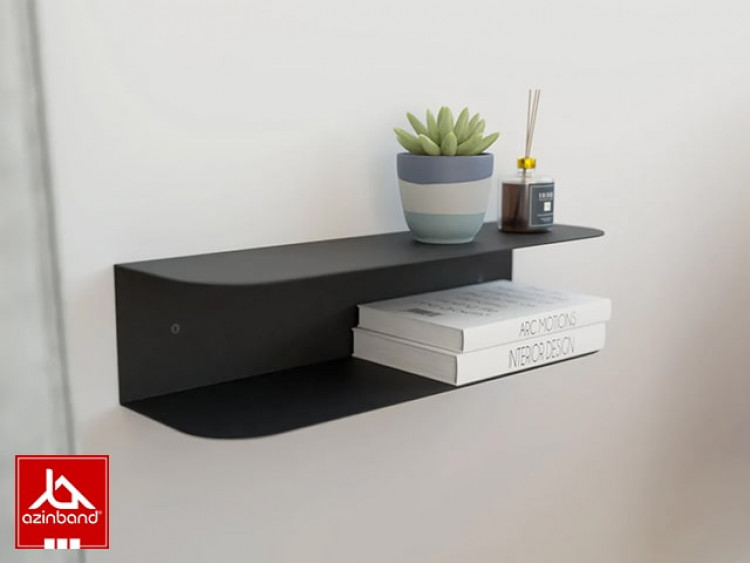 شلف دیواری فلزی دو طبقه کد ۷۳ - شماره 0