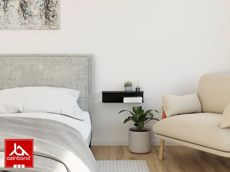 شلف دیواری فلزی دو طبقه کد ۷۳ - شماره 2