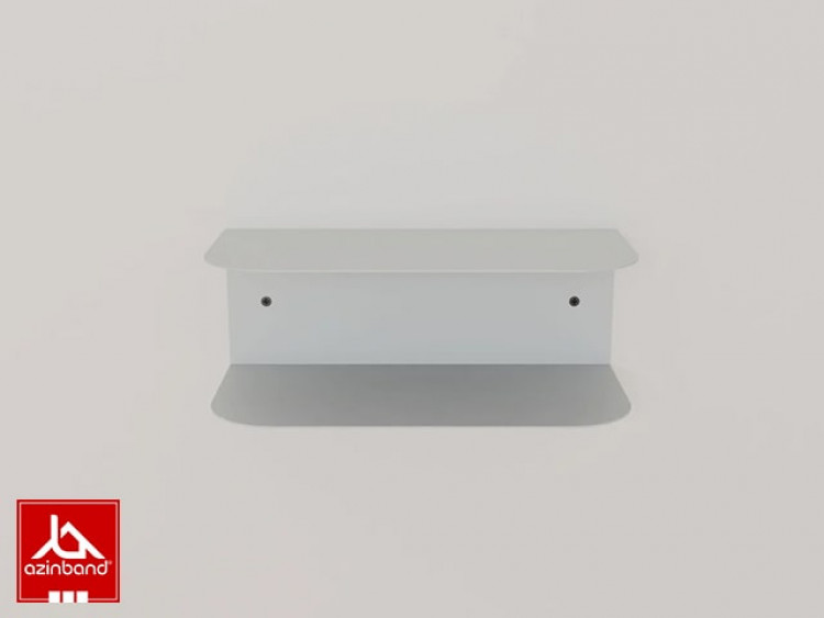 شلف دیواری فلزی دو طبقه کد ۷4 - شماره 8