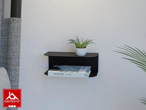 شلف دیواری فلزی دو طبقه کد ۷4