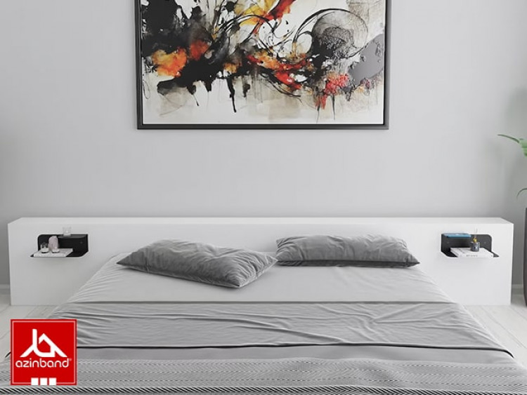 شلف دیواری فلزی دو طبقه کد 76 - شماره 4