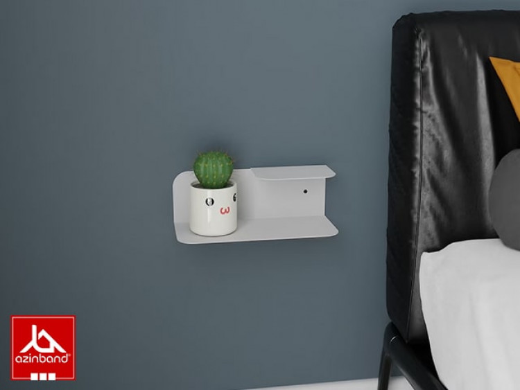 شلف دیواری فلزی دو طبقه کد 76 - شماره 2