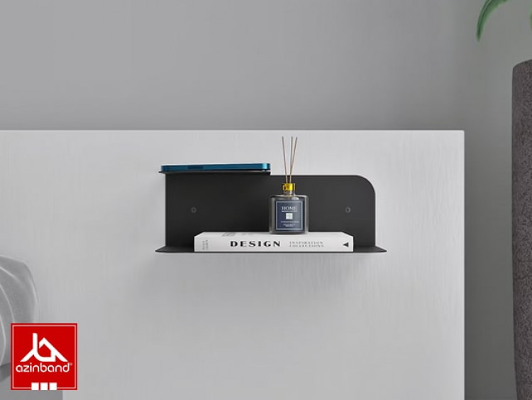 شلف دیواری فلزی دو طبقه کد 76 - شماره 5