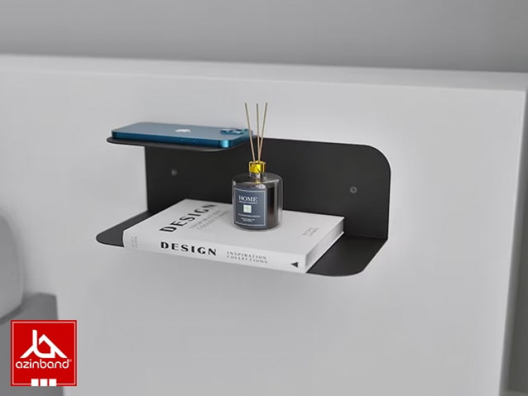 شلف دیواری فلزی دو طبقه کد 76 - شماره 3