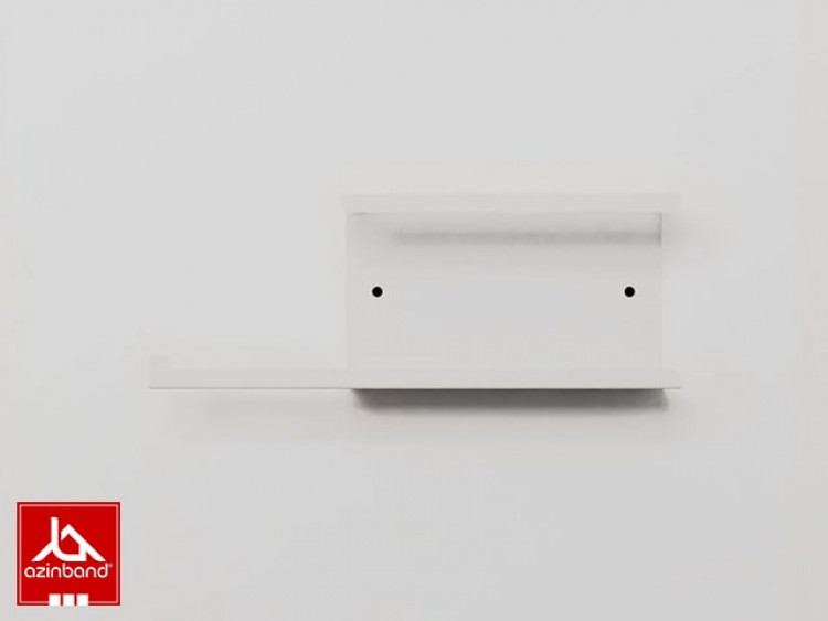 شلف دستمال توالت فلزی با قفسه مجله کد 51 - شماره 3