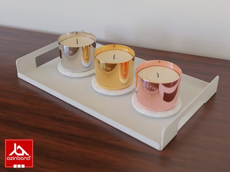 سینی پذیرایی فلزی کد 65 - شماره 6