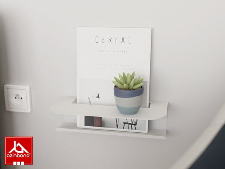 شلف فلزی کنار تخت تبلت | کتاب کد 78 - شماره 5