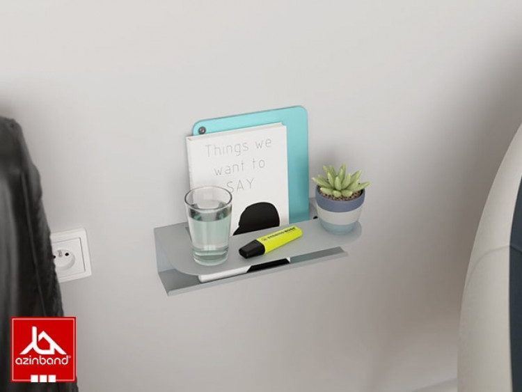 شلف فلزی کنار تخت تبلت | کتاب کد 78 - شماره 2