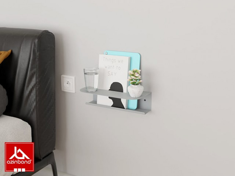 شلف فلزی کنار تخت تبلت | کتاب کد 78 - شماره 4