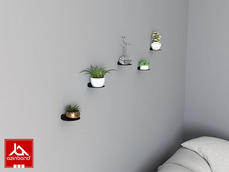شلف فلزی مینیمال گلدان کد 130 - شماره 3