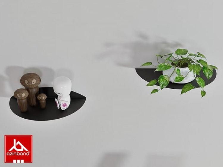 شلف دیواری فلزی دایره ای کد 82 - شماره 1