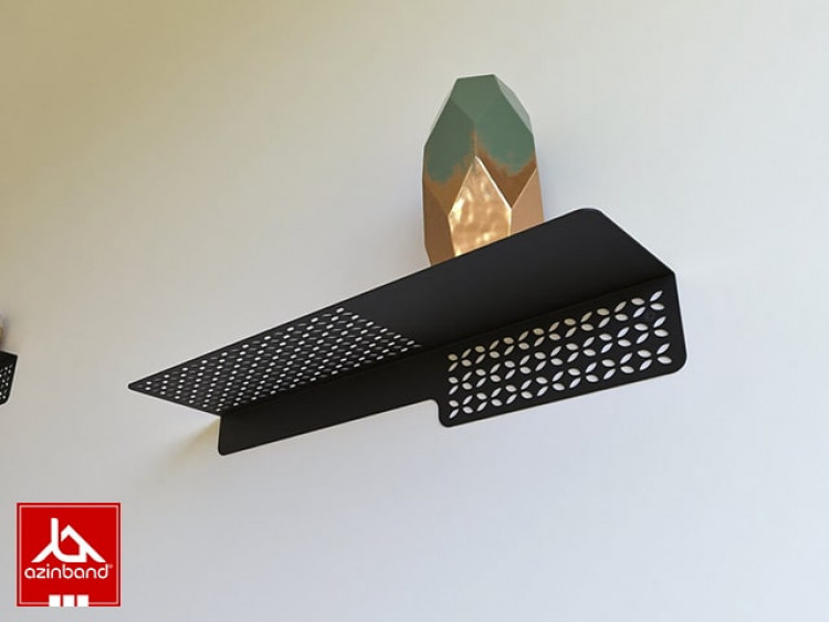 شلف فلزی دیواری با طرح اسلیمی کد 85 - شماره 1