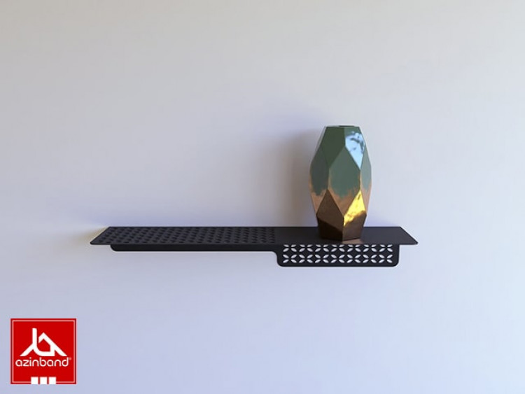 شلف فلزی دیواری با طرح اسلیمی کد 85 - شماره 2