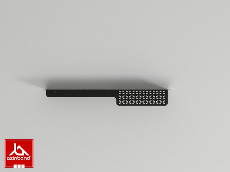 شلف فلزی دیواری با طرح اسلیمی کد 85 - شماره 5