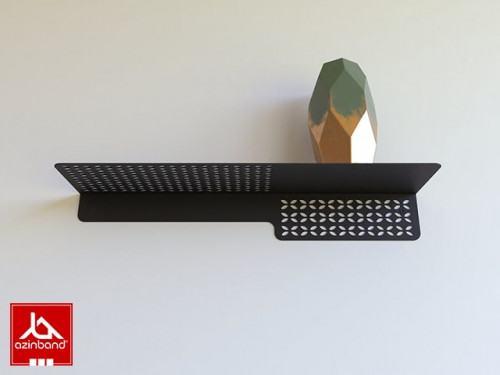 شلف فلزی دیواری با طرح اسلیمی کد 85