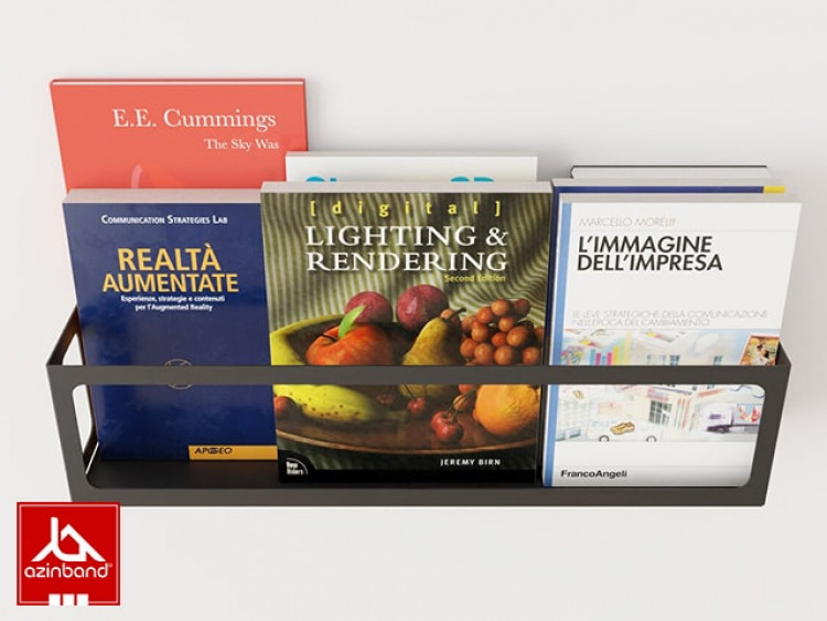 شلف دیواری فلزی کتاب کد 86 - شماره 3