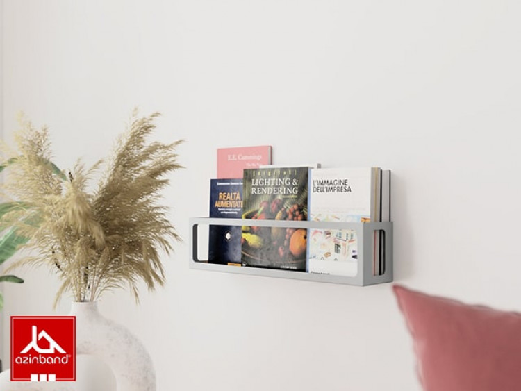 شلف دیواری فلزی کتاب کد 86 - شماره 0